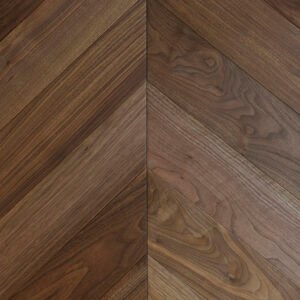 PARQUET 3LP 1S WALNUT AM MERIBEL ABC CHEVRON 45 LACQ T+G