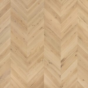 PARQUET 3LP 1S OAK CHEVRON 45 BRETAGNE NATURAL WHITE OILED BRUSHED 4Vm T&G
