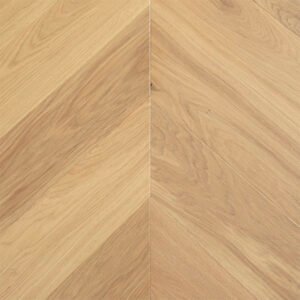 PARQUET 3LP 1S OAK CHEVRON 45 LANGUEDOC NATURAL WHITE LIGHT MATT LACQUERED BRUSHED 4Vm T&G